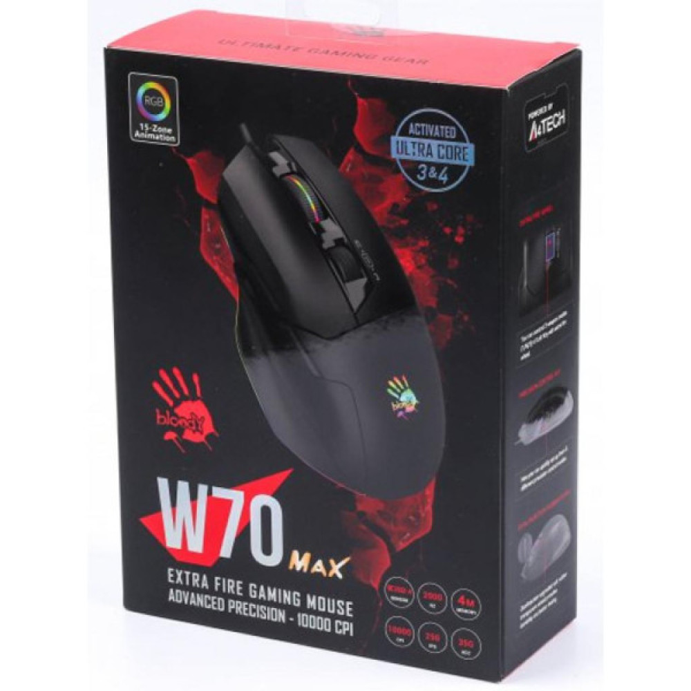 Мишка A4Tech Bloody W70 Max Stone black (4711421955348)