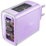 Зарядний пристрій Acefast 3xUSB 65W (2xUSB-C+USB-A) Gan A45 Fast Charger Purple alfalfa (6974316282075) Зарядний пристрій Acefast 3xUSB 65W (2xUSB-C+USB-A) Gan A45 Fast Charger Purple alfalfa (6974316282075)