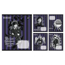 Зошит Yes Wednesday Таємничі уроки А5 24 аркуша клітинка (768268)