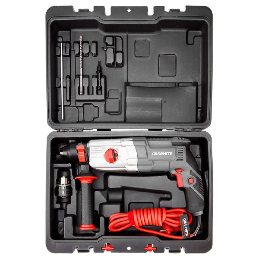 Перфоратор GRAPHITE SDS-plus 800Вт 2.8Дж кейс 3.28кг