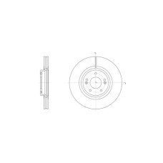 Гальмівний диск REMSA 61514.10
