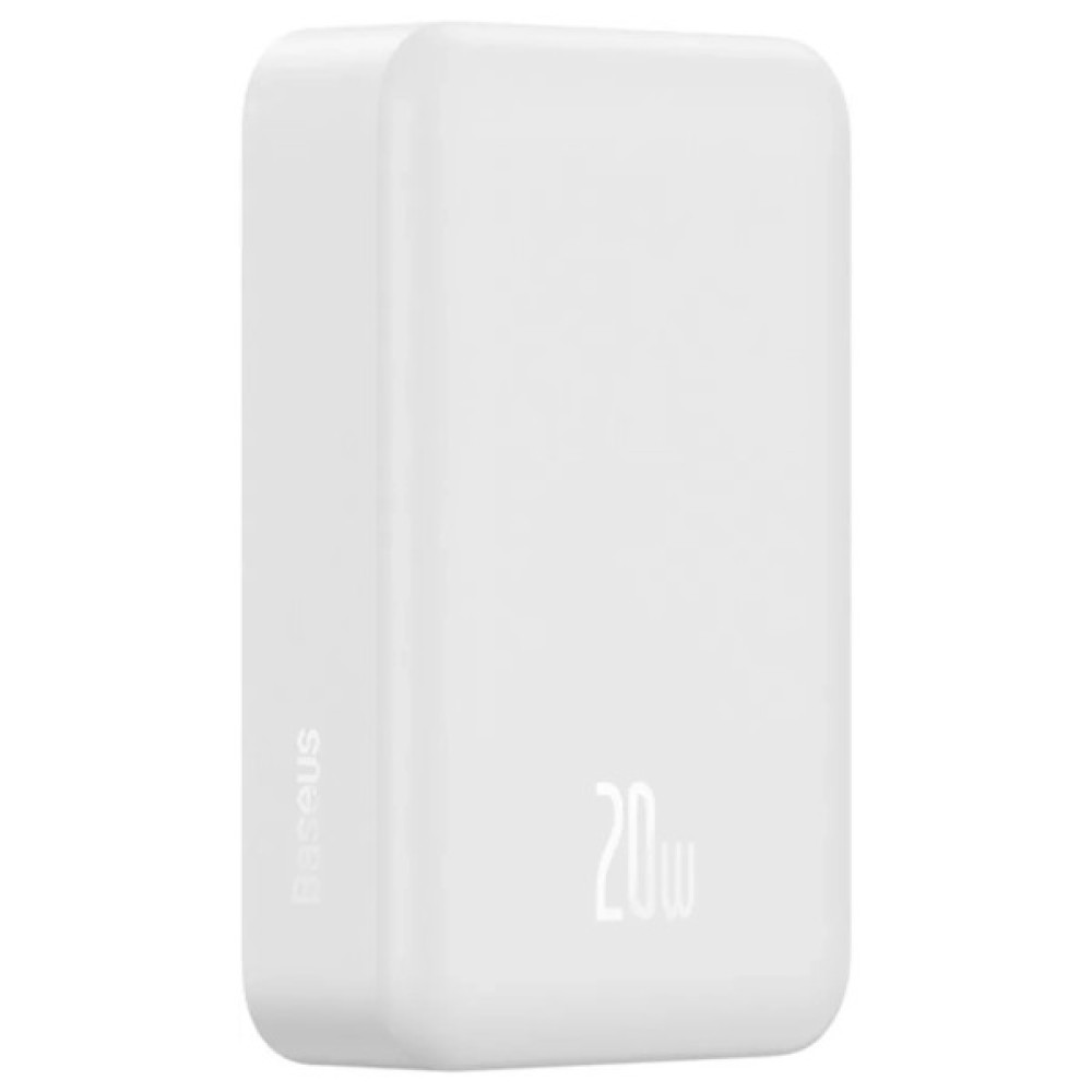 Батарея універсальна Baseus Magnetic Mini Wireless 20000mAh 20W, White (PPCX150002)