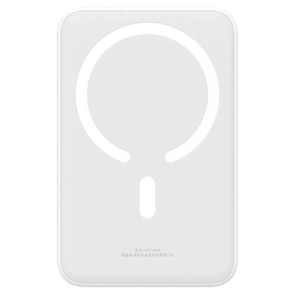 Батарея універсальна Baseus Magnetic Mini Wireless 20000mAh 20W, White (PPCX150002)