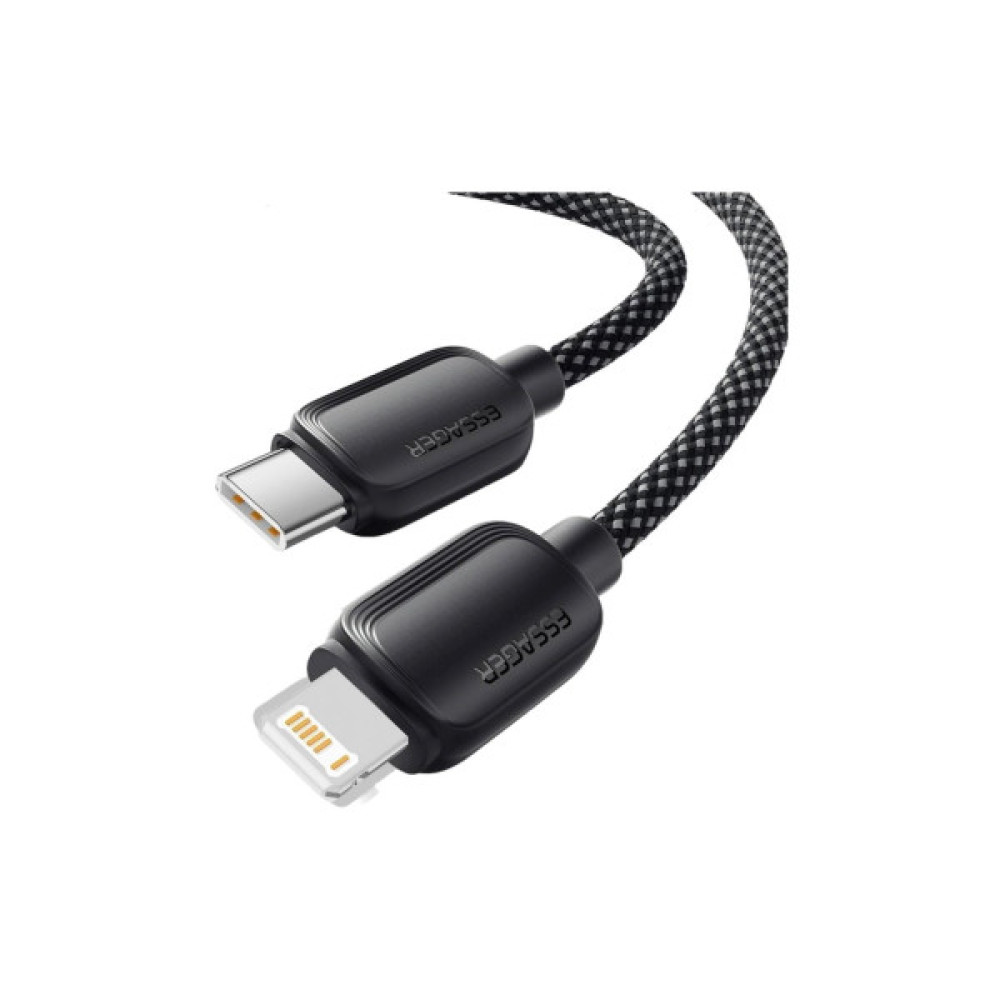 Дата кабель USB-C to Lightning 2.0m 20W black Essager (EXCTL-WLA01-P)
