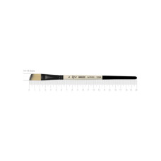 Пензлик для малювання Rosa Синтетика овальна, BREEZE 1226FR, №6 (4823098535607)