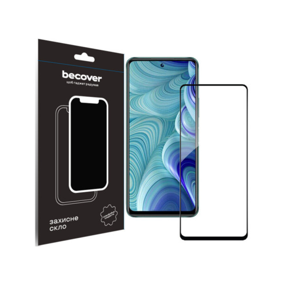 Скло захисне BeCover Tecno Spark 20C (BG7n) Black (710627) Скло захисне BeCover Tecno Spark 20C (BG7n) Black (710627)