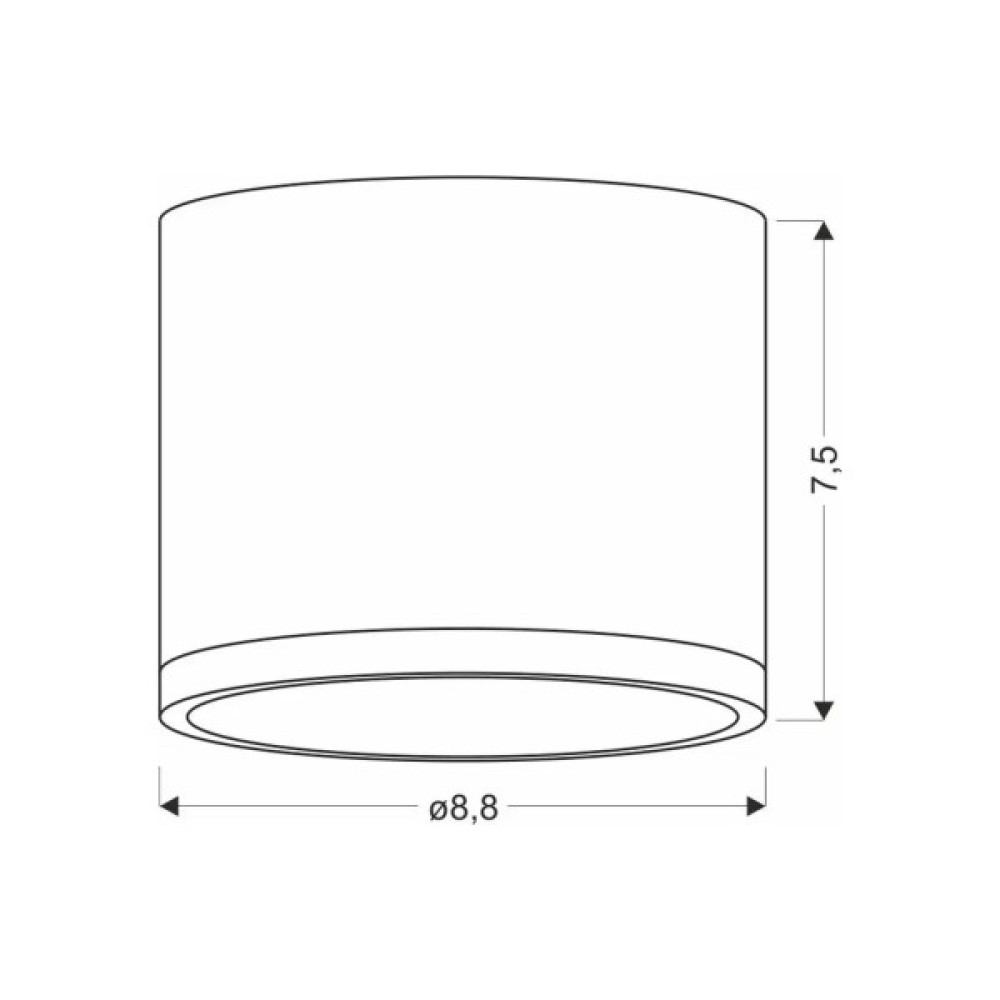 Світильник точковий Candellux 2275925 TUBA (2275925)
