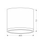 Світильник точковий Candellux 2275925 TUBA (2275925) Світильник точковий Candellux 2275925 TUBA (2275925)