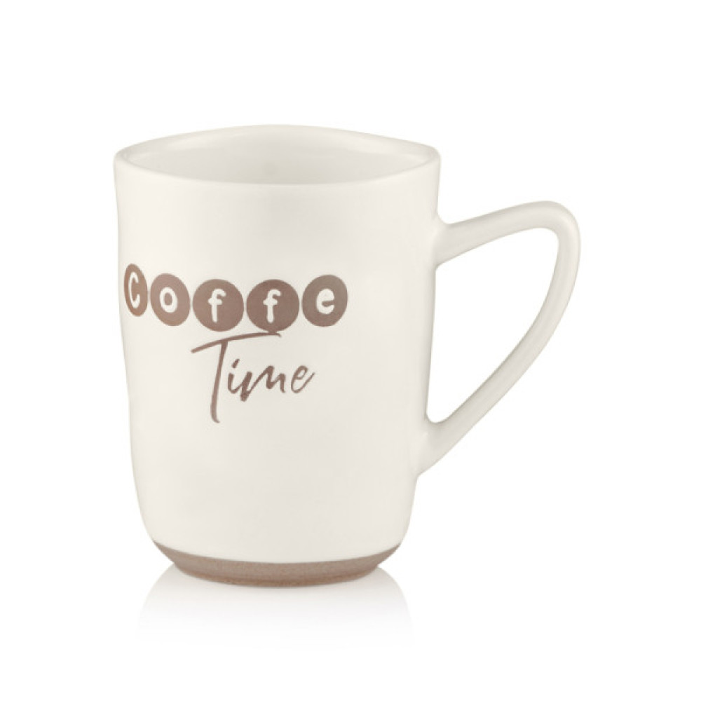 Чашка Ardesto Coffee, 340мл, кераміка, білий (AR3081)