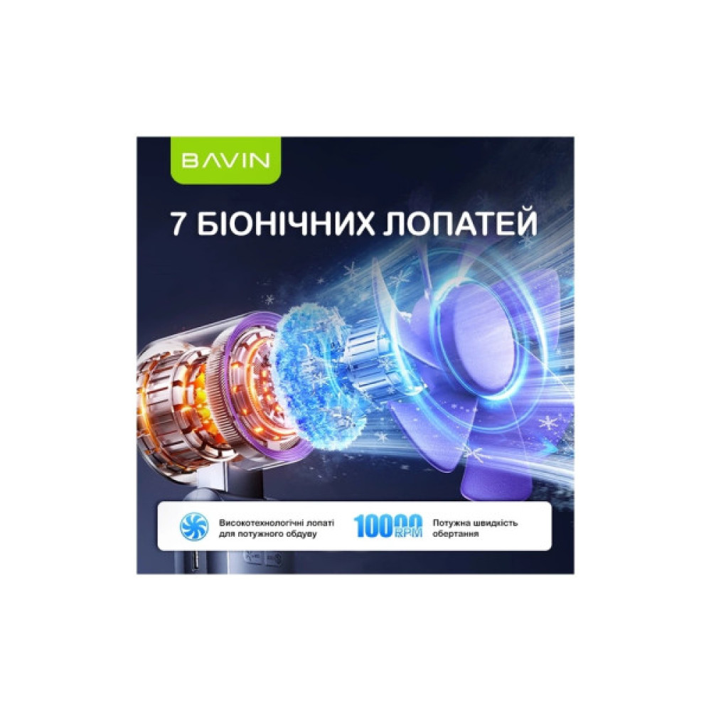 Вентилятор BAVIN BF-004 ICE CUBE TURBO FUN 10000RPM White (BF-004 WH)