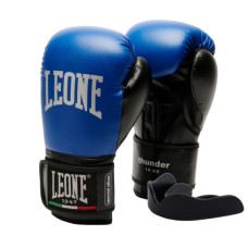 Боксерські рукавички Leone GN383 Thunder Blue 10 унцій (GN383_Blue_10oz)