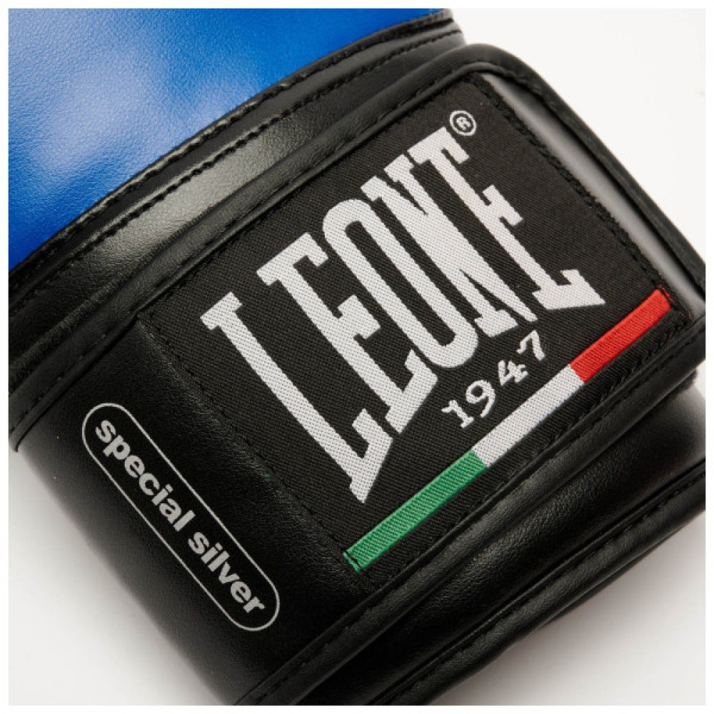Боксерські рукавички Leone GN383 Thunder Blue 10 унцій (GN383_Blue_10oz)