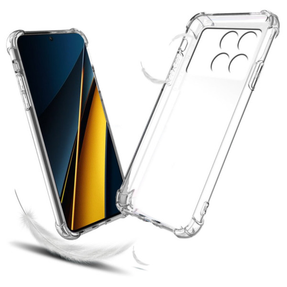 Чохол до мобільного телефона BeCover Anti-Shock Poco X6 Clear (710614) Чохол до мобільного телефона BeCover Anti-Shock Poco X6 Clear (710614)