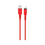 Дата кабель USB 2.0 AM to Micro 5P 1.0m 2.4A nylon X59 red HOCO (6931474744906) Дата кабель USB 2.0 AM to Micro 5P 1.0m 2.4A nylon X59 red HOCO (6931474744906)