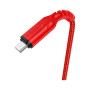 Дата кабель USB 2.0 AM to Micro 5P 1.0m 2.4A nylon X59 red HOCO (6931474744906) Дата кабель USB 2.0 AM to Micro 5P 1.0m 2.4A nylon X59 red HOCO (6931474744906)