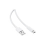 Дата кабель USB 2.0 AM to USB-C 1.2m 3A white Acefast (6974316284260)