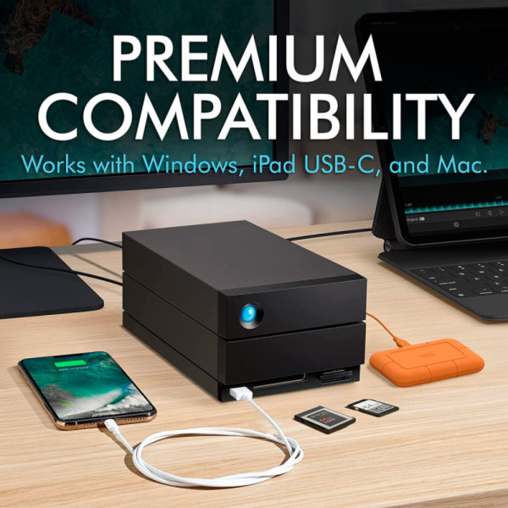Зовнішній жорсткий диск LaCie 3.5" 60TB (STLG60000400)