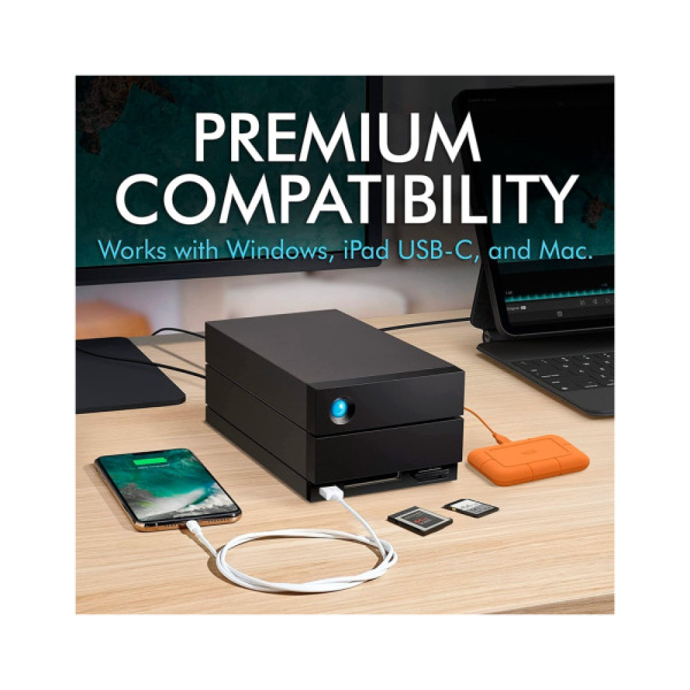 Зовнішній жорсткий диск LaCie 3.5" 60TB (STLG60000400)
