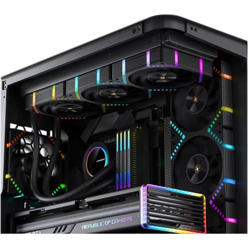 Кулер до корпусу JONSBO HF2-120B ARGB Black