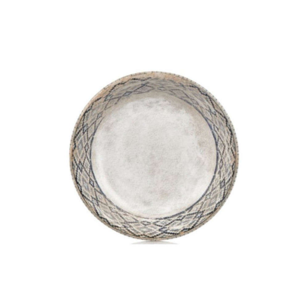 Тарілка By Bone серія "Rug" кругла 21 см (RUG-ZT-21-DZ)