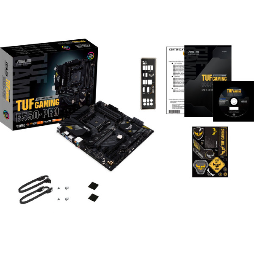 Материнcька плата ASUS TUF GAMING B550-PRO sAM4 B550 4xDDR4 M.2 HDMI DP ATX