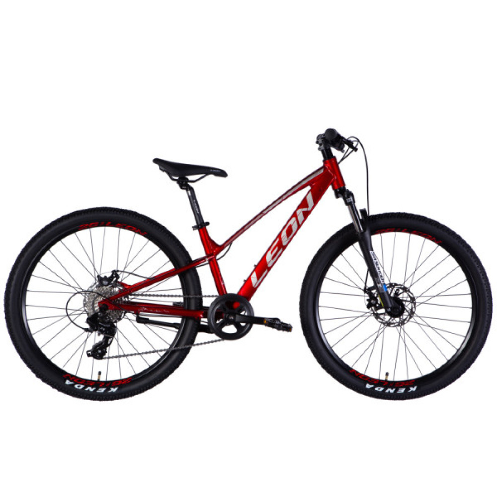 Велосипед Leon 26" SUPER JUNIOR DD рама-13" AL 2025 червоний (OPS-LN-26-108)