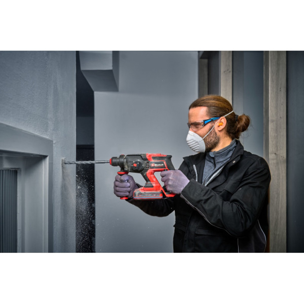 Перфоратор акумуляторний Einhell Professional TP-HD 18/22 D Li BL - Solo 18В 0-1800об/хв 5150уд/хв 2.2Дж кейс 17.8кг без АКБ та ЗП