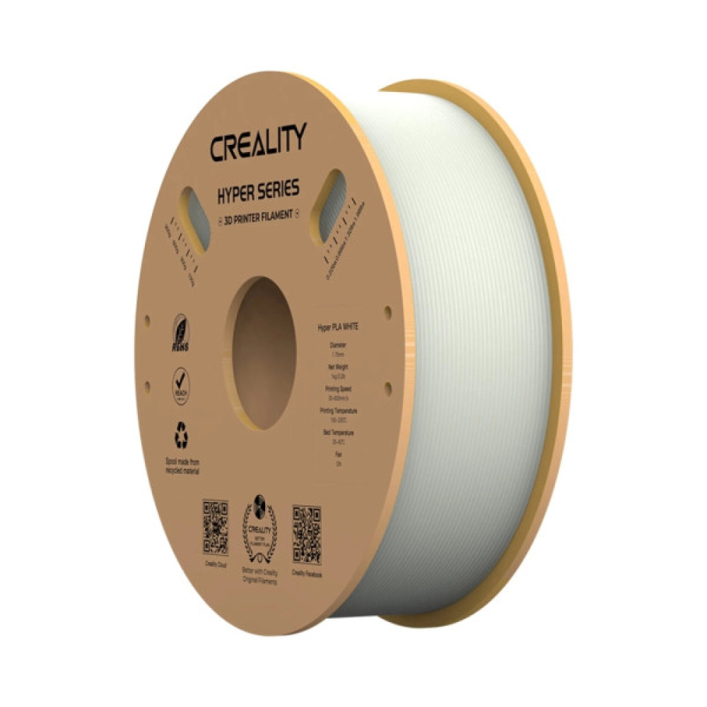 Пластик для 3D-принтера Creality PLA Hyper 1кг, 1.75мм, white (3301010335)
