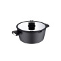Каструля Bergner Ion, з кришкою 6 л (BG-35802-BK)
