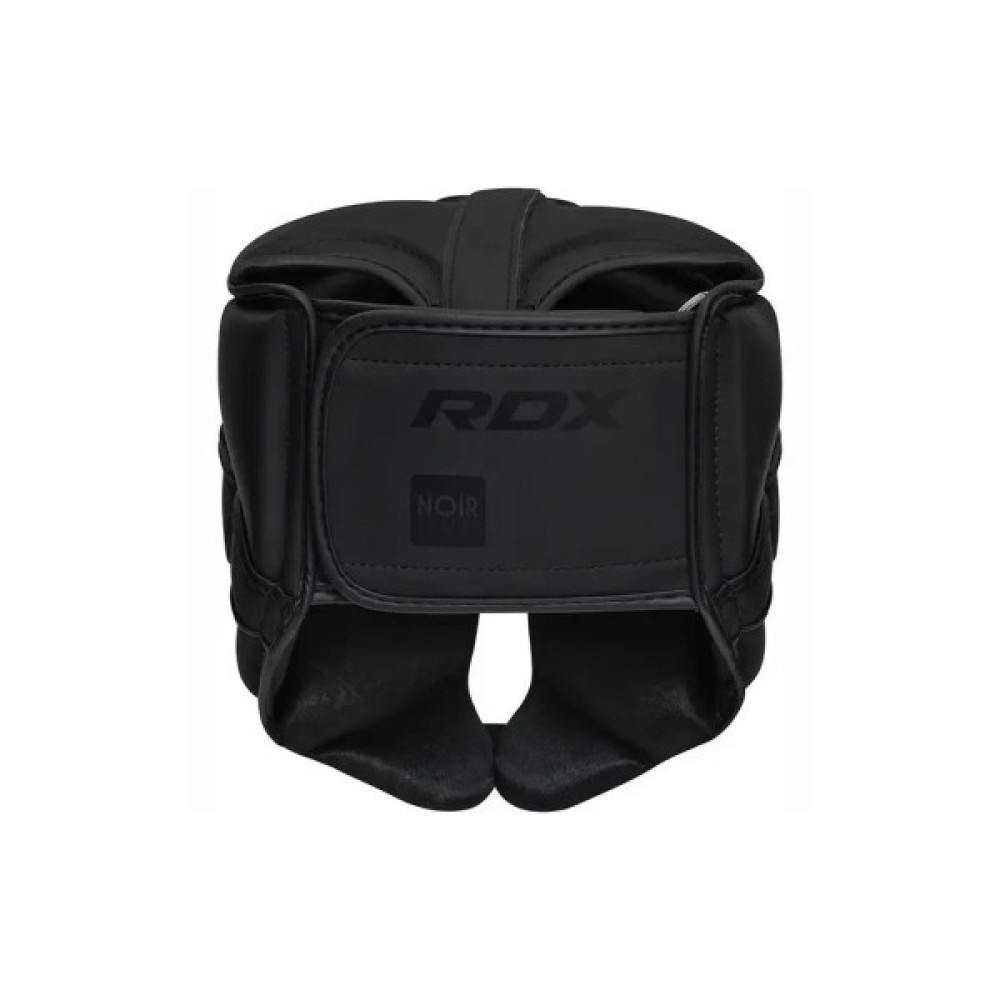 Боксерський шолом RDX T15 Noir Cheek Protector Matte Black XL (HGR-T15MB-XL)