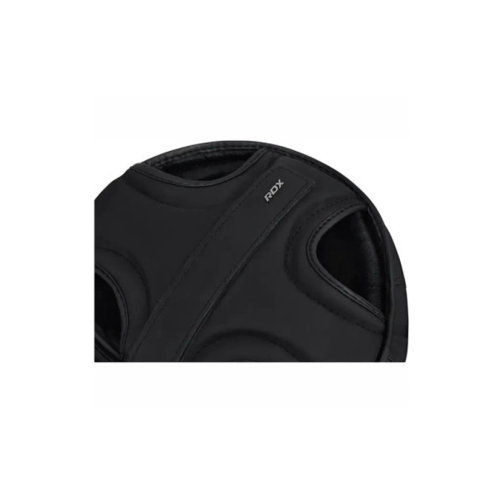 Боксерський шолом RDX T15 Noir Cheek Protector Matte Black XL (HGR-T15MB-XL)