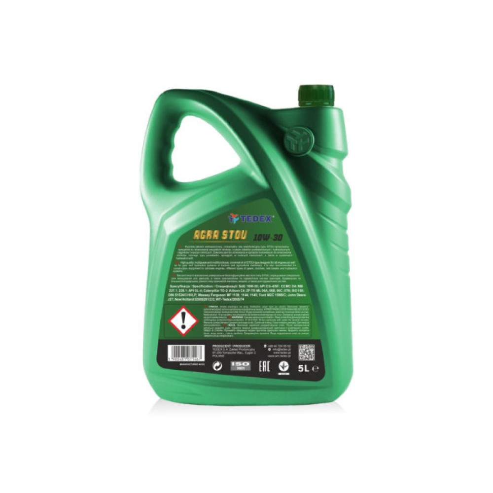 Моторна олива TEDEX AGRA STOU 10W30 5 л