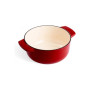 Каструля KitchenAid чавунна з кришкою 3,3 л Червона (CC006057-001) Каструля KitchenAid чавунна з кришкою 3,3 л Червона (CC006057-001)