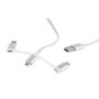 Дата кабель USB 2.0 AM to Lightning + Micro 5P + USB-C 1.0m Cablexpert (CC-USB2-AMLM32-1M-W) Дата кабель USB 2.0 AM to Lightning + Micro 5P + USB-C 1.0m Cablexpert (CC-USB2-AMLM32-1M-W)