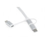 Дата кабель USB 2.0 AM to Lightning + Micro 5P + USB-C 1.0m Cablexpert (CC-USB2-AMLM32-1M-W) Дата кабель USB 2.0 AM to Lightning + Micro 5P + USB-C 1.0m Cablexpert (CC-USB2-AMLM32-1M-W)