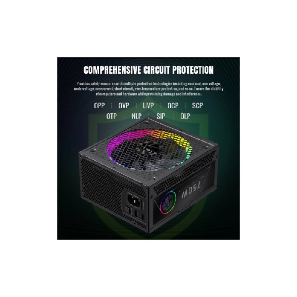Блок живлення Gamemax 750W (RGB 750G)