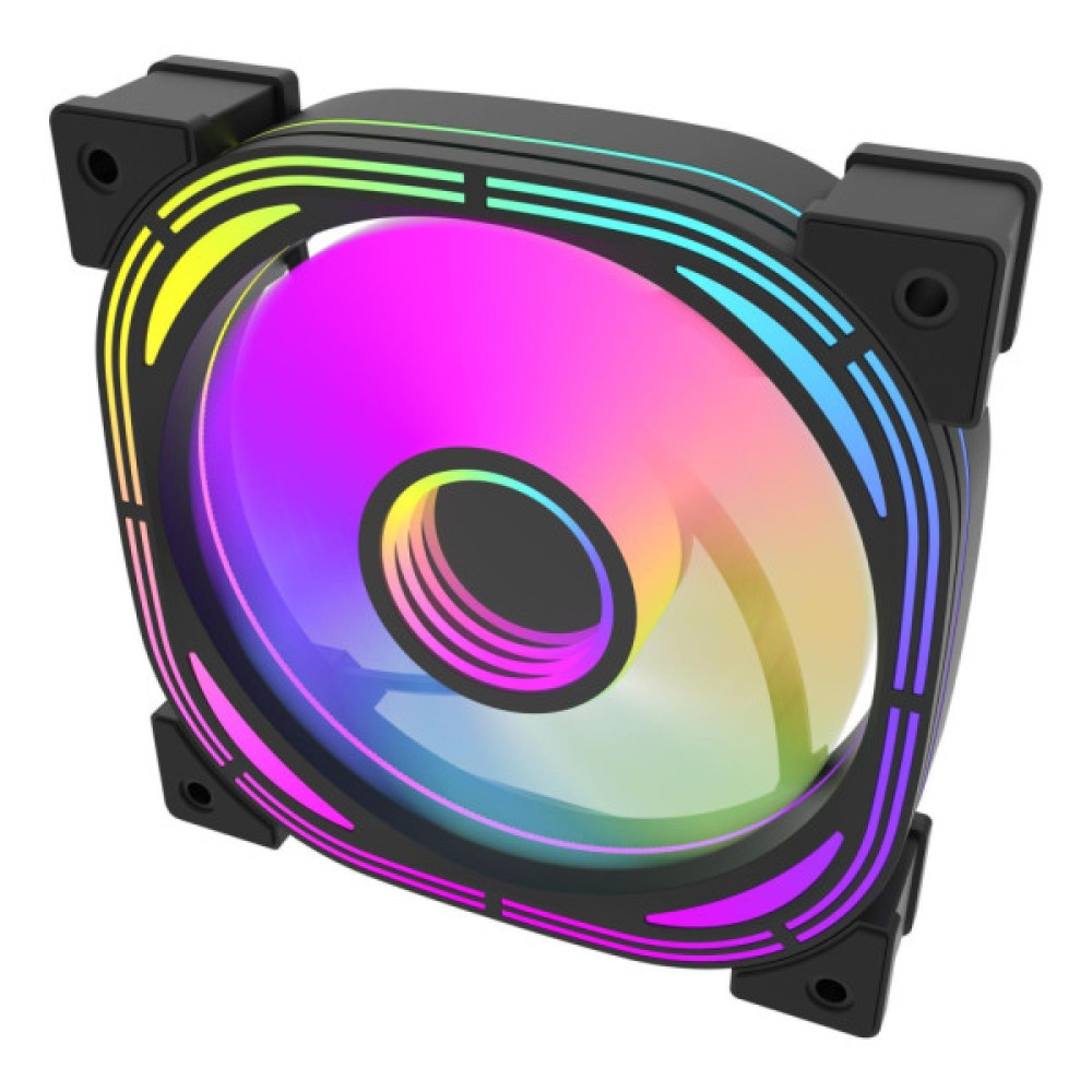 Кулер до корпусу DARKFLASH INF24 3IN1(PWM) BLACK