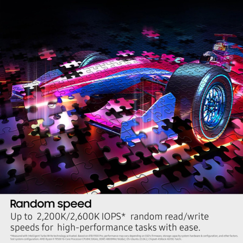Накопичувач SSD Samsung M.2 1TB PCIe 5.0 9100PRO+ радіатор
