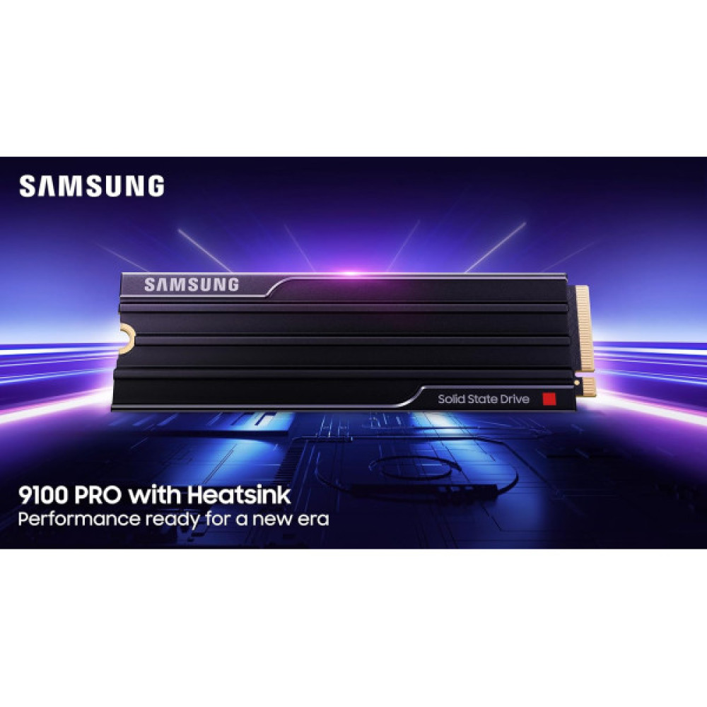 Накопичувач SSD Samsung M.2 1TB PCIe 5.0 9100PRO+ радіатор