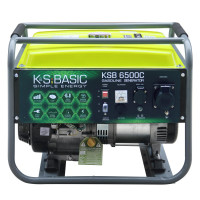 Генератор бензиновий Konner&Sohnen Basic KSB 6500C, 230В, 5.5кВт, ручний стартер, 66.6кг