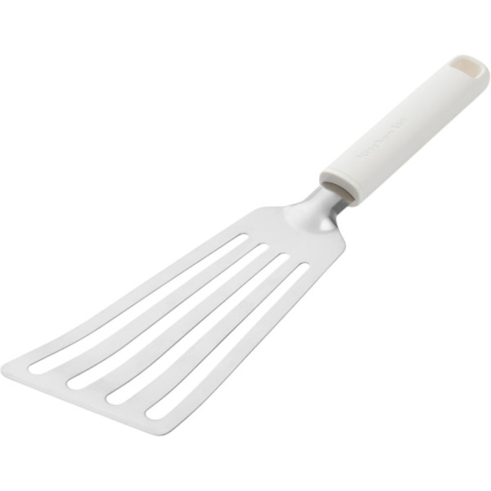 Лопатка кухонна KitchenAid Classic з прорізами 31,5 см білий (KHA024OHPNG)