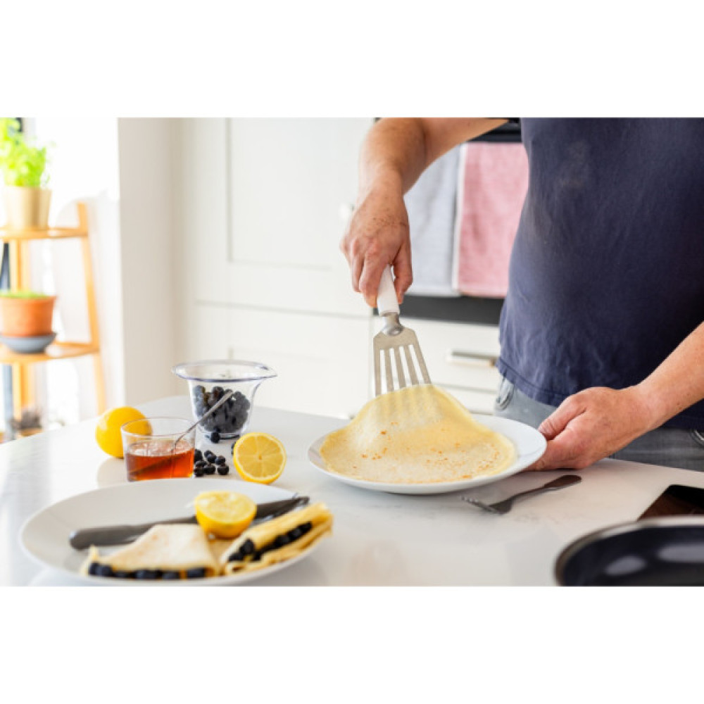 Лопатка кухонна KitchenAid Classic з прорізами 31,5 см білий (KHA024OHPNG)