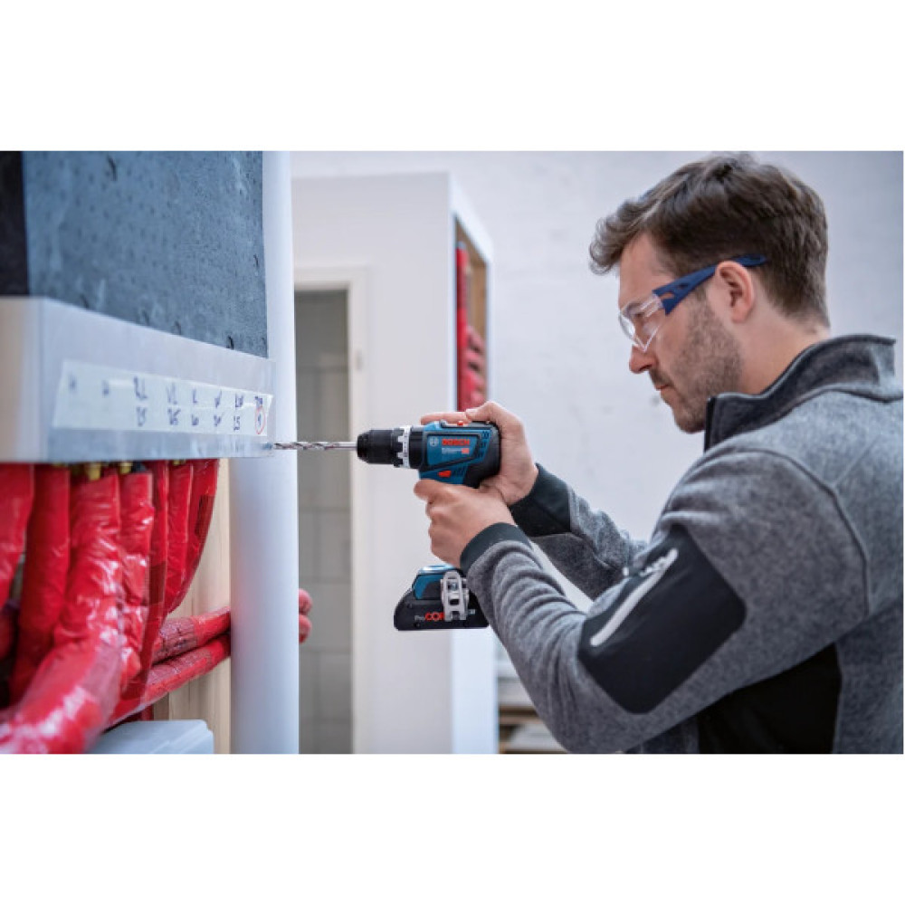 Шурупокрут-дриль акумуляторний Bosch Professional GSB 18V-90 C 18В 2х4А·год 36·64Нм 0-630·0-2100об·хв 1.2кг