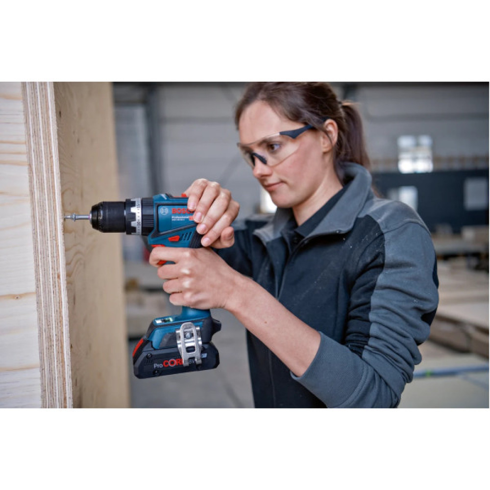 Шурупокрут-дриль акумуляторний Bosch Professional GSB 18V-90 C 18В 2х4А·год 36·64Нм 0-630·0-2100об·хв 1.2кг