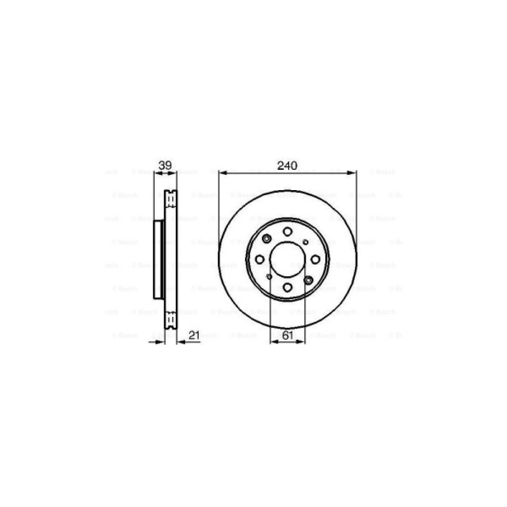 Гальмівний диск Bosch 0 986 479 033