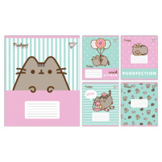 Зошит Yes Pusheen Candy А5 12 аркушів коса лінія (767599)