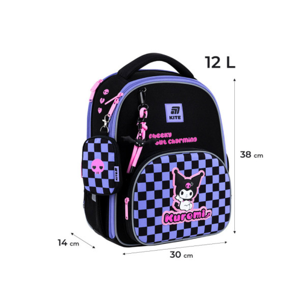 Портфель Kite Education каркасний 556 Kuromi HK (HK25-556M)