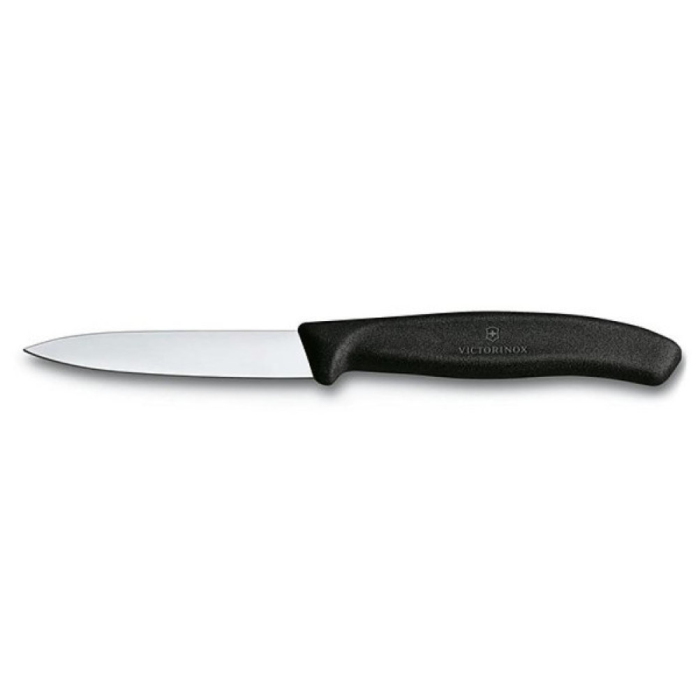 Набір ножів Victorinox SwissClassic из 3 предметов Черный с овощечисткой (6.7113.31)