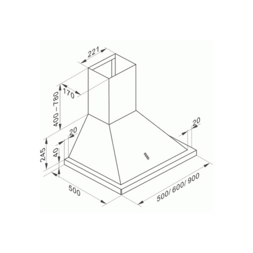 Витяжка кухонна Kaiser A 9416 WBE Eco