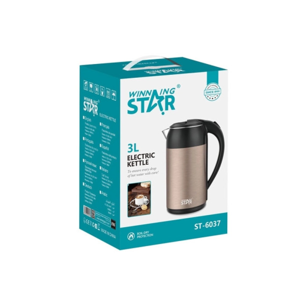 Електрочайник WINNINGSTAR ST-6037 Gray